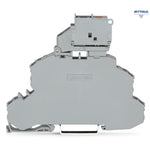 WAGO 2002-2611 Двуетажна клема с предпазител; с подвижен държач за предпазител; Екранирана клема/клема с предпазител; за миниатюрен метр. предп - Rittbul