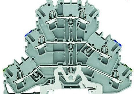 WAGO 2002-3217 Триетажна клема TOPJOB`S 2.5мм2 PE/N/L - Rittbul