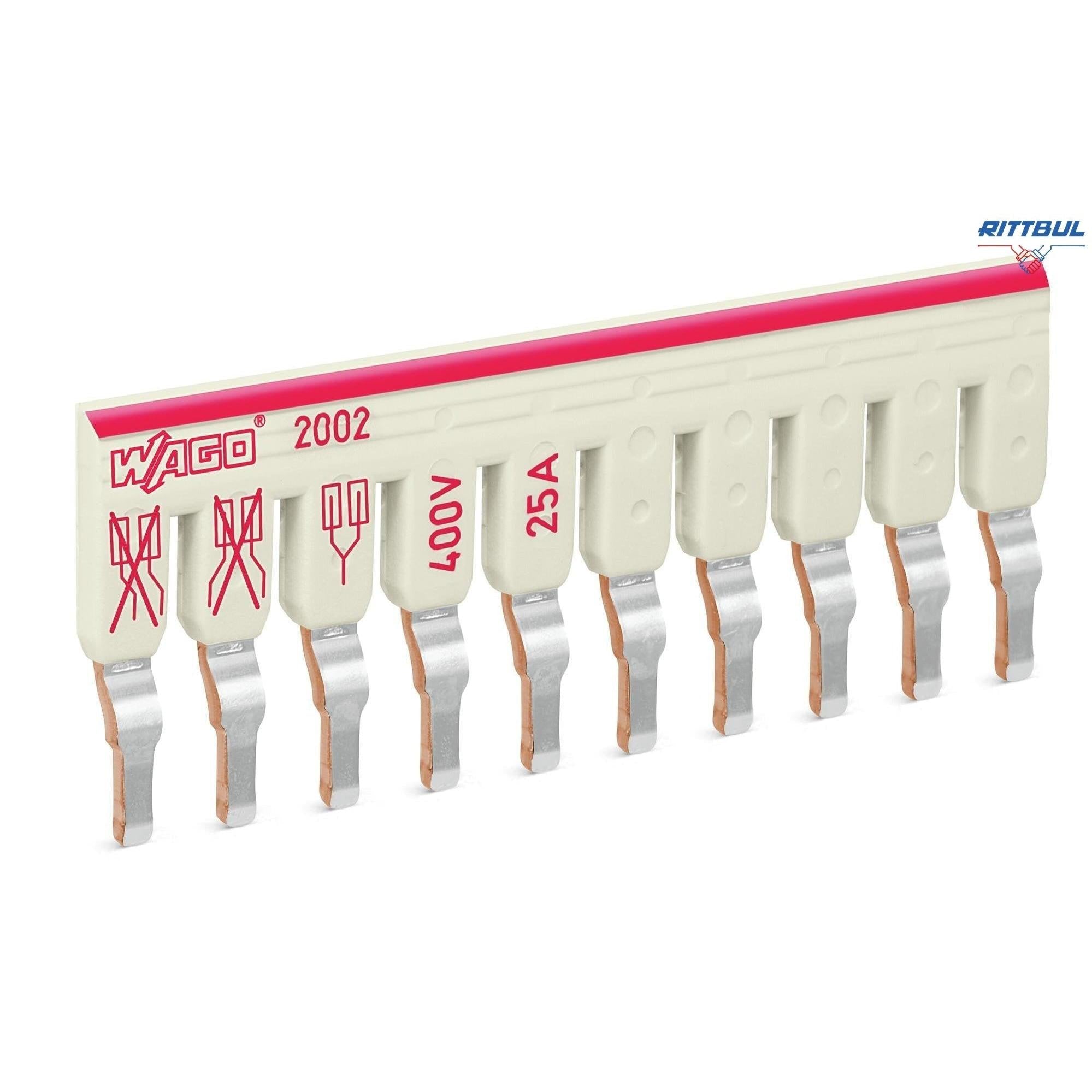 WAGO 2002-480 Мост 10P с възможност за дублиране в слот за серия 2002 - Rittbul