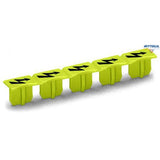 WAGO 2010-115 Защитен предупредителен маркер със символ на високо напрежение, жълт - Rittbul