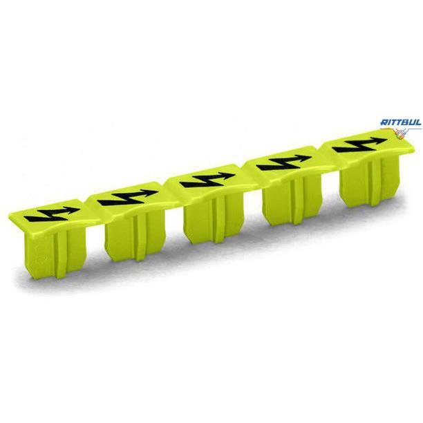 WAGO 2010-115 Защитен предупредителен маркер със символ на високо напрежение, жълт - Rittbul