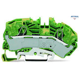 WAGO 2016-7607 2-проводна клема със заземяване; 16 mm2; зелен-жълто - Rittbul