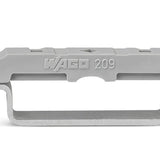 WAGO 209-120 Монтажен крак; може да се закопчава за клеми с монтажен крак; за монтаж на релейни модули; 6,4 mm ширина; сив