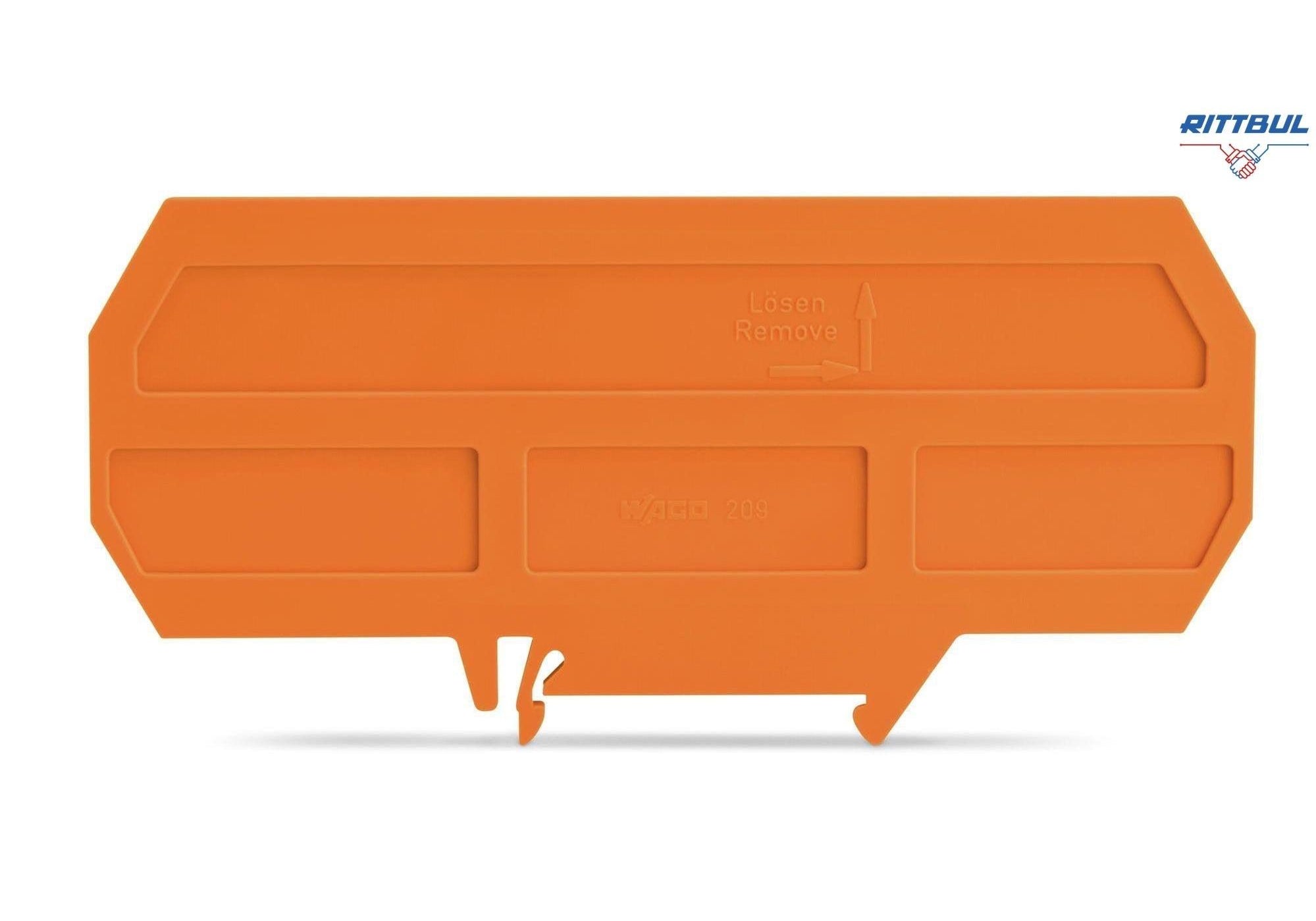 WAGO 209-191 Разделител за Ex e/Ex; 3mm; 120mm - Rittbul