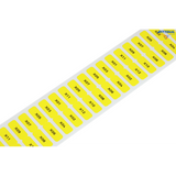 WAGO 210-807 Самозалепващи етикети, 20 x 8 mm, полиестер, бял, 3 000 бр./ ролка - Rittbul