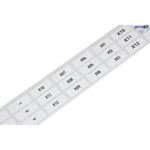 WAGO 210-808 Самозалепващи етикети, 9,5 x 25 mm, полиестер, бял, 1 500 бр./ ролка - Rittbul