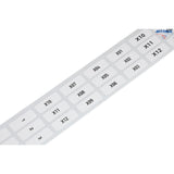 WAGO 210-808 Самозалепващи етикети, 9,5 x 25 mm, полиестер, бял, 1 500 бр./ ролка - Rittbul