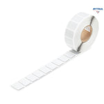 WAGO 210-852 Етикет за бутон, 27 x 19 mm, полиестер, с лепило, сребърен, 350 бр./ ролка - Rittbul