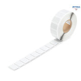 WAGO 210-852 Етикет за бутон, 27 x 19 mm, полиестер, с лепило, сребърен, 350 бр./ ролка - Rittbul