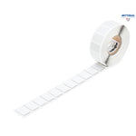 WAGO 210-855 Етикет за бутон, 27 x 18 mm, полиестер, с лепило, сребърен, 350 бр./ ролка - Rittbul