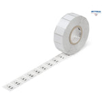 WAGO 210-858 Етикет за бутон (за Siemens), с гумено покритие, без лепило, 22,0 x 22,0 mm, сребърен, 1 000 бр./ ролка - Rittbul