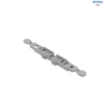 WAGO 221-2511 Монтажен носач за клема 221-2411, 1-посочен; с краче за закопчаване; сив - Rittbul