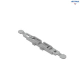 WAGO 221-2511 Монтажен носач за клема 221-2411, 1-посочен; с краче за закопчаване; сив - Rittbul