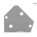 WAGO 236-100 End plate - Rittbul