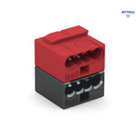 WAGO 243-211 4-проводен модулен конектор за печатна платка; O 0,8 mm; Разстояние между пиновете 5,75 mm; за отделни щифтове за запояване; за - Rittbul