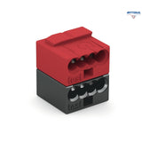 WAGO 243-211 4-проводен модулен конектор за печатна платка; O 0,8 mm; Разстояние между пиновете 5,75 mm; за отделни щифтове за запояване; за - Rittbul