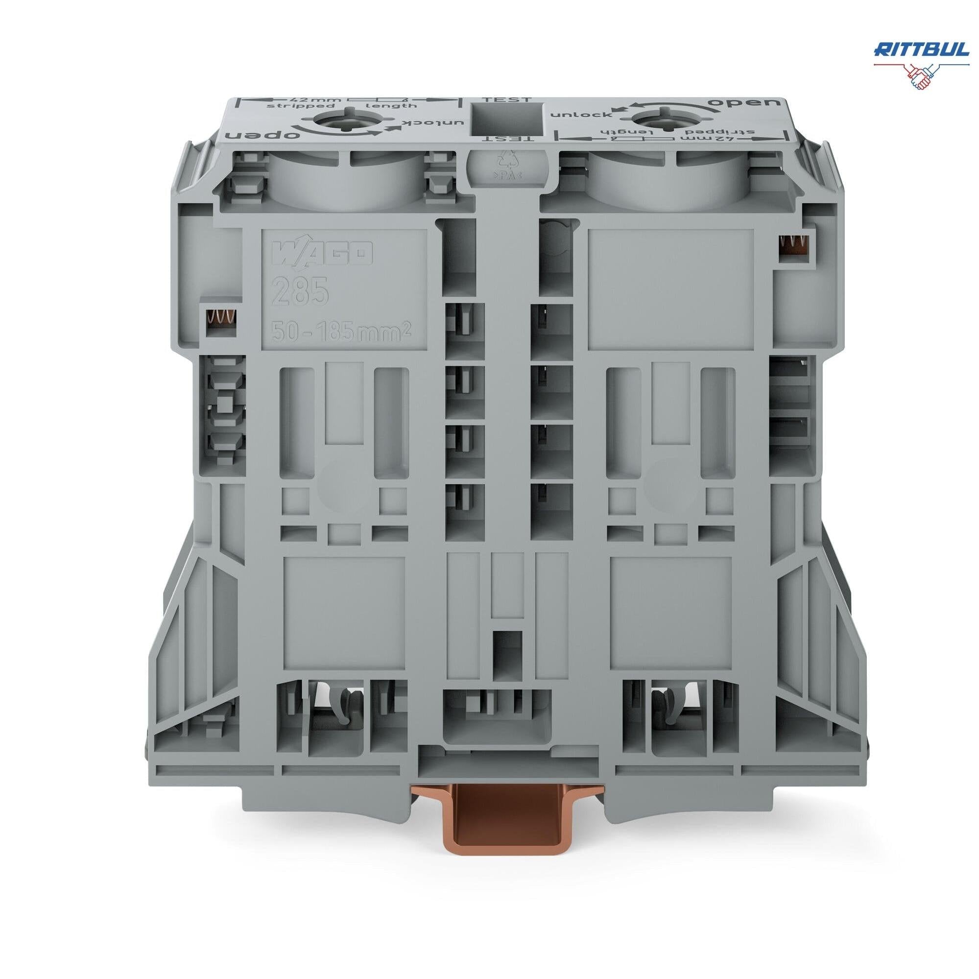 WAGO 285-1185 Редова клема 185мм2 - Rittbul