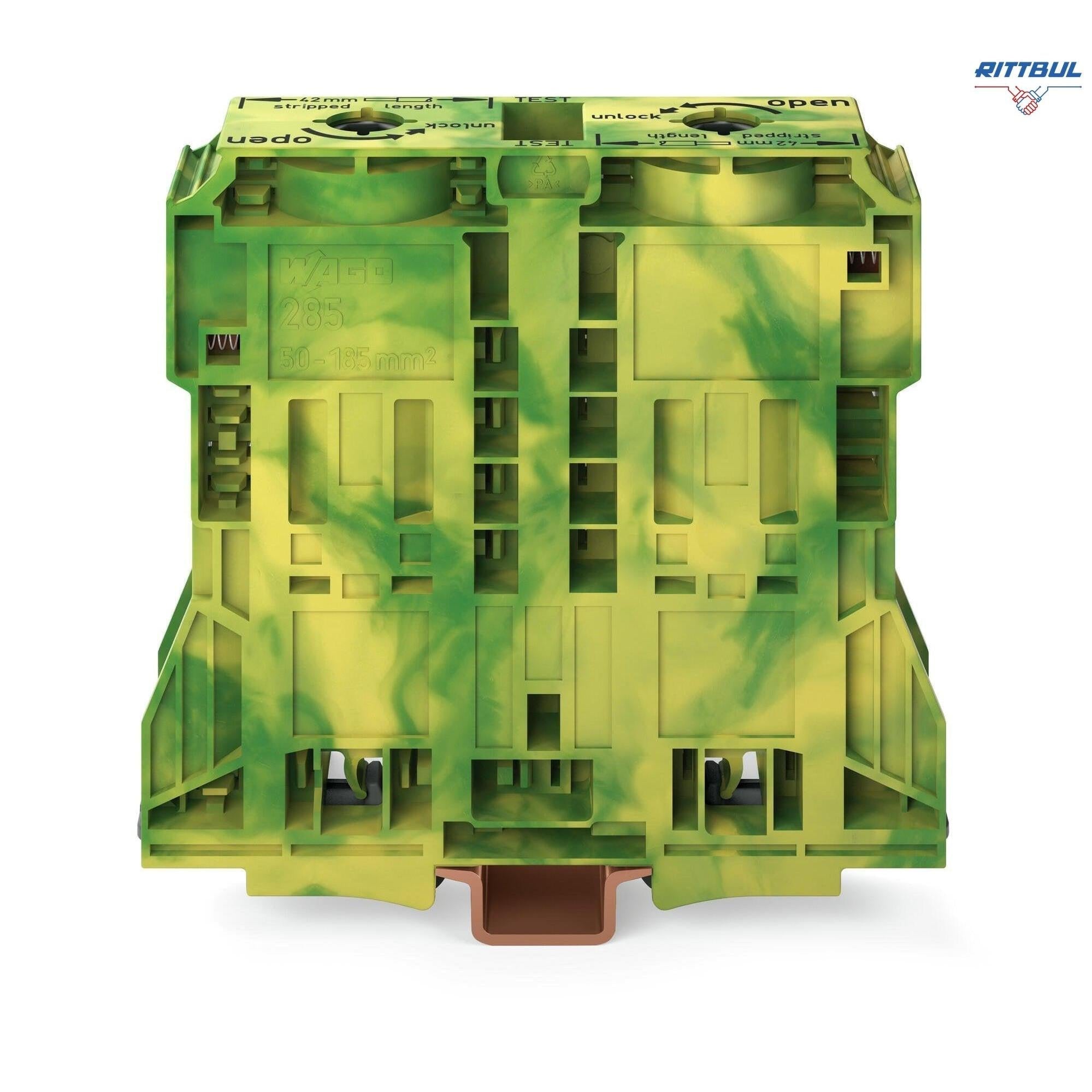 WAGO 285-1187 Редова клема 185мм2 РЕ - Rittbul