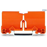 WAGO 773-332 Държач; Серия 773 - 2.5 mm2 / 4 mm2 / 6 mm2; за винтов монтаж на DIN 35 шина; оранжев - Rittbul