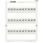 WAGO 793-5504 Маркировка 21-30 (10Х), карта/1/ - Rittbul