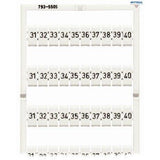 WAGO 793-5505 Маркировка 31-40 (10Х), карта/1/ - Rittbul