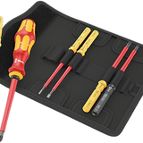 WERA 05006601001 Комплект ръкохватка с изолирани накрайници VDE 7 Universal 2 TIE - 7 части