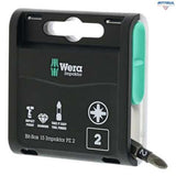 WERA 05057763001 Битове в Bit-Box 15 Impaktor PZ2 х 25 мм (15 бр. в опак.) - Rittbul