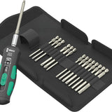 WERA 05075851001 К-кт динам. отвертка 1/4" х 147.5 мм, 2 - 6 Nm с битове (16 части)