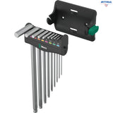 WERA 05022102001 Комплект шестостенни ключове Chrome 1.5 - 10 мм (9 бр.) в поставка