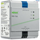 Захранващ блок WAGO 787-732 Eco; 1-фазен 24 VDC; 10 A; DC-OK LED; 4,00 mm²