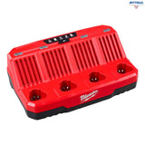 Зарядно устройство за батерии Milwaukee M12 C4 4932430554 - 4 гнезда