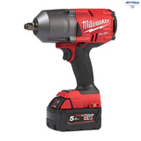 Акумулаторен ударен гайковерт MILWAUKEE M18FHIWF12-502X 4933459696 - 1356 Nm 18V