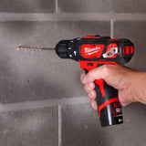 Акумулаторен ударен винтоверт Milwaukee M12BPDMC-202C - 30Nm 2 х 2.0Аh и зарядно 4933499465