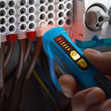 Безконтактен тестер за напрежение PANCONTROL PAN Voltfinder, 3-степенен дисплей 12 - 1000V AC + LED лампа