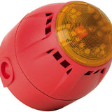 COMPRO CH 100 DRAL Електронна сирена CHIASSO RAZOR с LED лампа, жълта, дълбока основа (IP65) 9-28 V DC 6802024370