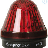 COMPRO CO BL 50 RL 024 2F LED  Сигнална лампа BL 50  червена, пост./мигаща светлина 24 V AC DC / CO BL 50 RL 024 2F / 6152023200