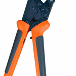 DRUSEIDT 12202 Комплект клещи Profi-Crimp Plus с 3 броя скоби за кримпване и магнитен държач