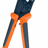 DRUSEIDT 12202 Комплект клещи Profi-Crimp Plus с 3 броя скоби за кримпване и магнитен държач