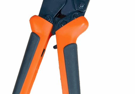 DRUSEIDT 12202 Комплект клещи Profi-Crimp Plus с 3 броя скоби за кримпване и магнитен държач