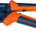 DRUSEIDT 12202 Комплект клещи Profi-Crimp Plus с 3 броя скоби за кримпване и магнитен държач