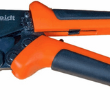 DRUSEIDT 12202 Комплект клещи Profi-Crimp Plus с 3 броя скоби за кримпване и магнитен държач