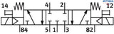 Електромагнитен разпределител FESTO 575616 VUVS-L30-P53C-MD-G38-F8