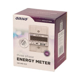 Електромер ORNO OR-WE-513, 3P, еднотарифен, 80A, 3x230V/400 AC, 1000imp/kWh
