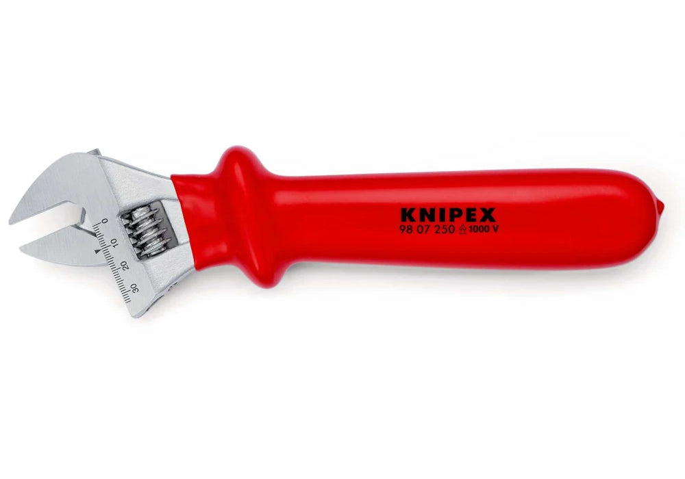 Knipex 98 07 250 Изолиран регулируем гаечен ключ 250 mm