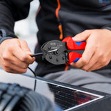 Клещи за кримпване KNIPEX PreciForce® 97 52 42 за MC4/MC4 EVO2, 220 mm