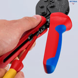 Клещи за кримпване KNIPEX PreciForce® 97 52 42 за MC4/MC4 EVO2, 220 mm