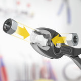 Клещи за захващане и затягане TwinGrip, 200 мм, Knipex 82 01 200 S02 лимитирана серия XMAS