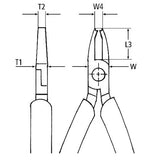 KNIPEX 36 12 130 Монтажни клещи Електроника 130 мм