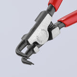 KNIPEX 46 21 A01 Зегер клещи, закривени, за вал, 3 - 10 мм