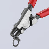 KNIPEX 46 21 A01 Зегер клещи, закривени, за вал, 3 - 10 мм